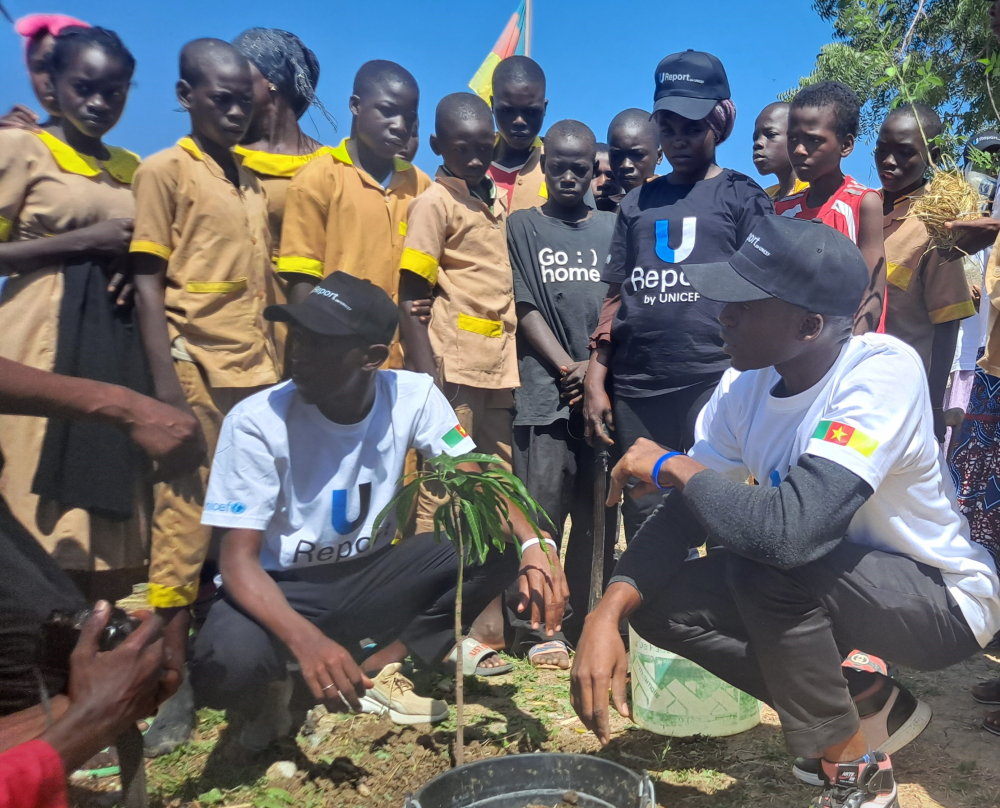 Youth climate change engagement through tree planting. Youth climate change engagement through tree planting.
