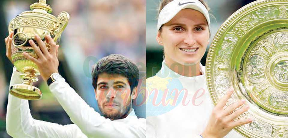 Wimbledon : Alcaraz et Vondrousova plus forts