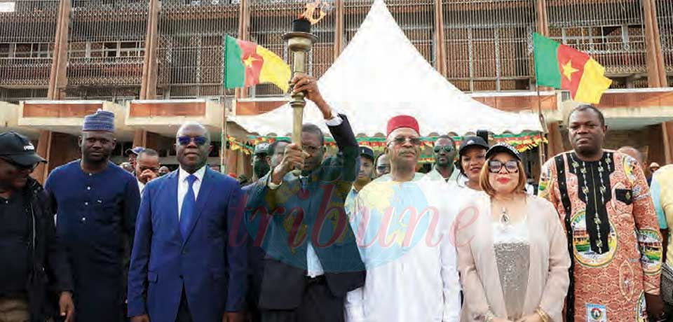 FENASCO B Games : Olympic Flame In Yaounde