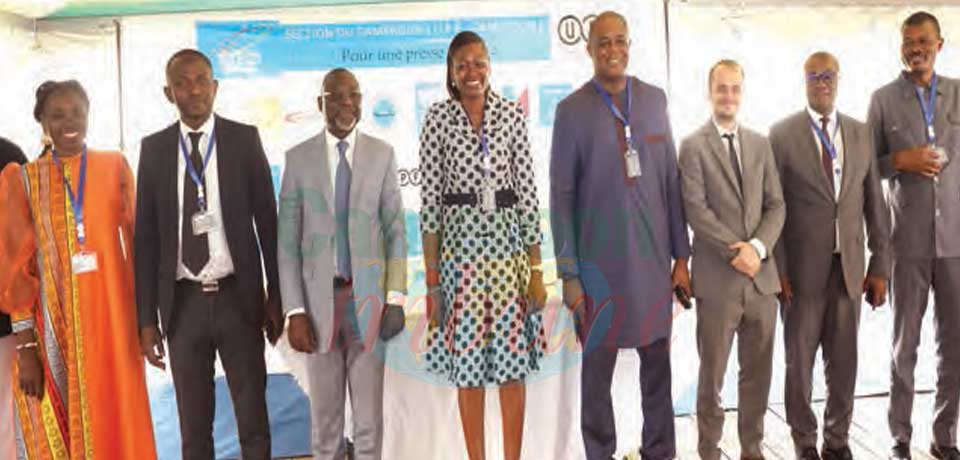 Union de la presse francophone au Cameroun : Evelyne Mengue à Koung rempile Union de la presse francophone au Cameroun : Evelyne Mengue à Koung rempile