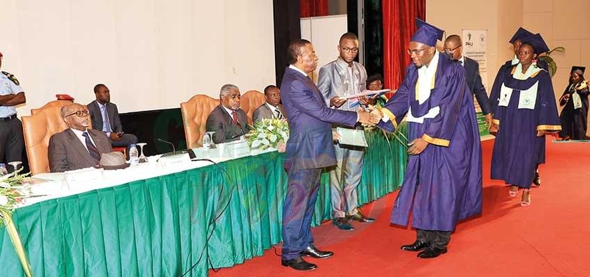 Université panafricaine: 246 lauréats sur le marché