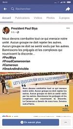 Unité nationale: Paul Biya contre l’exclusion