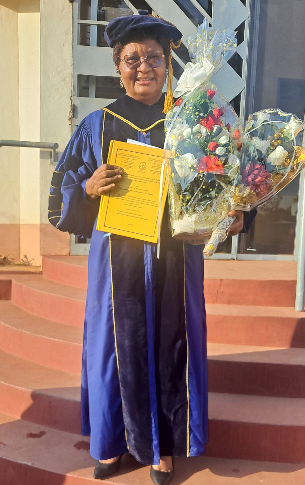 Dr Kimeng Lucy's research focuses on the intersection of health, gender equity, and institutional sustainability in Donga-Mantung Division of the North West Region.