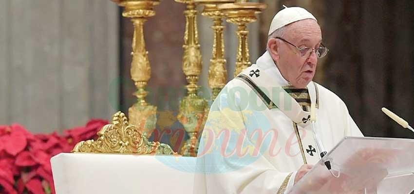 Message de Noël  2018: le pape François dénonce  l’égoïsme