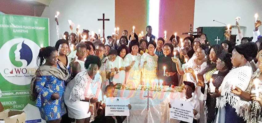 The women prayed God to brighten the hearts of all Cameroonians with peace.