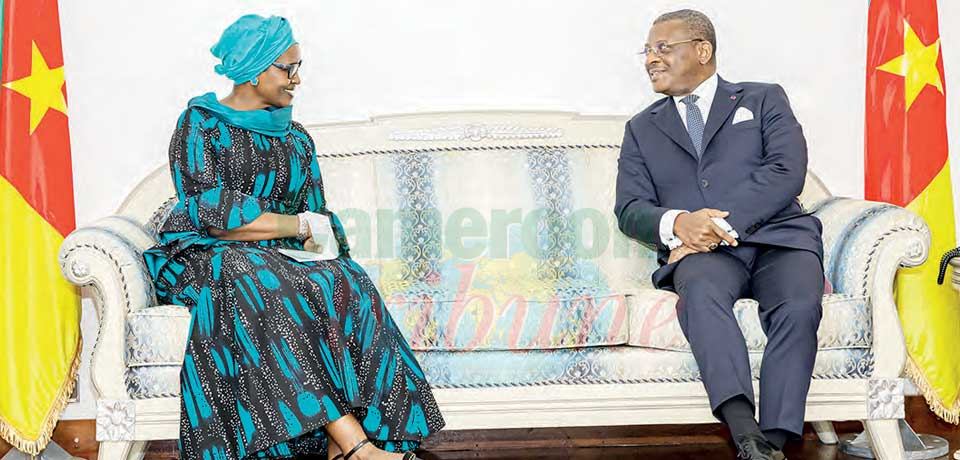 La directrice exécutive d’Onu-Sida, Winnie Bianyima, est allée exprimer la satisfaction du programme onusien au Premier ministre, chef du gouvernement, Joseph Dion Ngute, au cours d’audience hier matin.