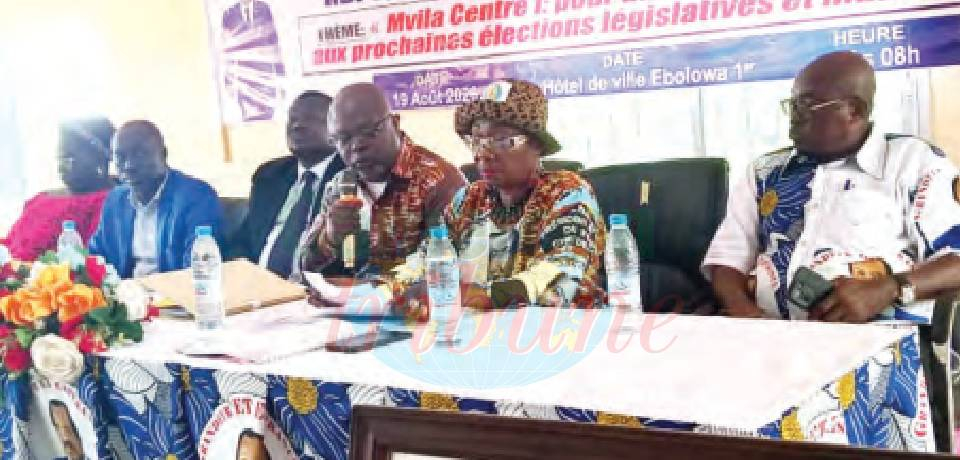 Législatives et municipales: Ebolowa I en ordre de bataille