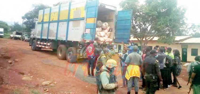 North West : Gendarmerie Intercept 45 Bags of Marijuana