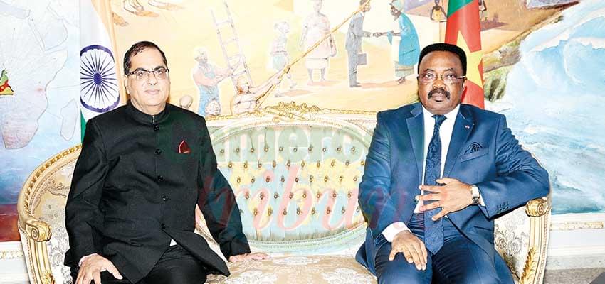 Cameroon-India Relations : High Commissioner Presents Copies Of Credentials Cameroon-India Relations : High Commissioner Presents Copies Of Credentials