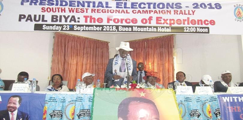 South West Region: Musonge Sends Campaign Team To Grassroots