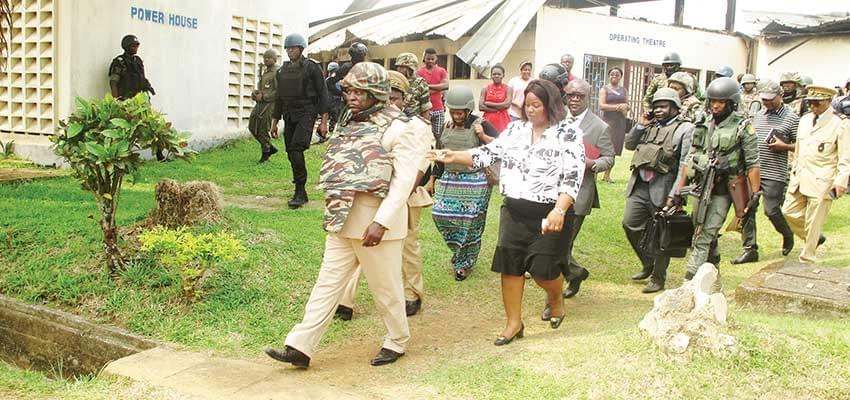 Destruction of Kumba Hospial: Governor Comforts Victims