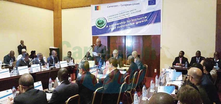 Nine major associations of key businesses in Cameroon took part in the dialogue.