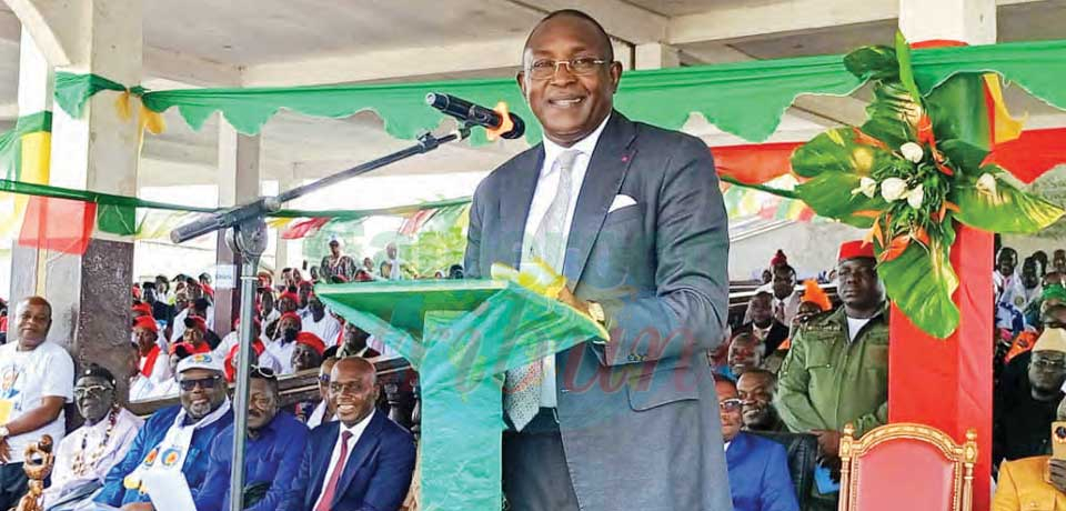 In a ‘Grand Thank You’ meeting in honour of President Paul Biya that held on May 3, 2025 in Bangem on the behest of the Minister, Assistant Secretary General at the Presidency, Elung Paul Che, the people of Kupe Muanenguba pledged 100 per cent vote for th In a ‘Grand Thank You’ meeting in honour of President Paul Biya that held on May 3, 2025 in Bangem on the behest of the Minister, Assistant Secretary General at the Presidency, Elung Paul Che, the people of Kupe Muanenguba pledged 100 per cent vote for th