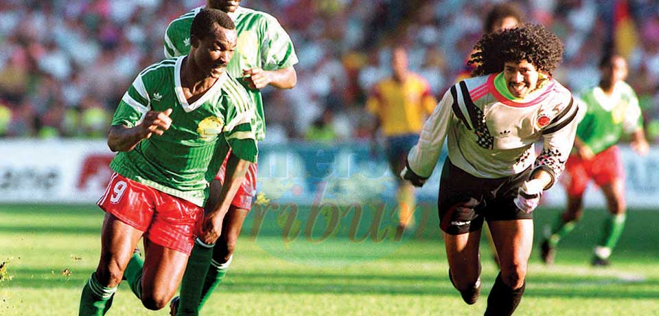 Cameroun-Colombie : 2-1 (après prolongations) : un autre coup de Milla