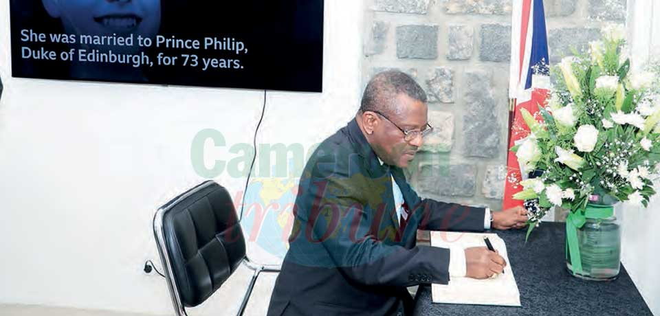 British High Commission :  PM Dion Ngute Pays Condolence Visit