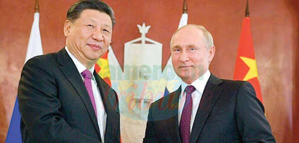 Le président chinois, Xi Jinping, effectue depuis hier une visite de trois jours chez son homologue russe, Vladimir Poutine. Le président chinois, Xi Jinping, effectue depuis hier une visite de trois jours chez son homologue russe, Vladimir Poutine.