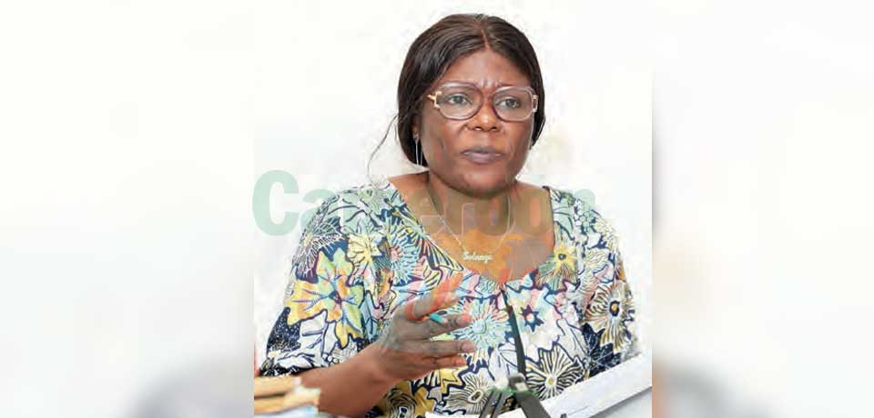 Solange Venerande Douanla, présidente du Conseil de l’Ordre national des opticiens du Cameroun.