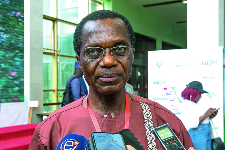 François Djonou, président de l’Interprofession avicole du Cameroun.