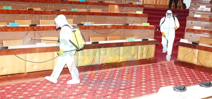 Covid-19 : National Assembly Disinfected
