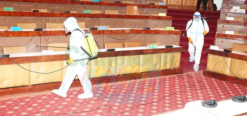 Covid-19 : National Assembly Disinfected Covid-19 : National Assembly Disinfected