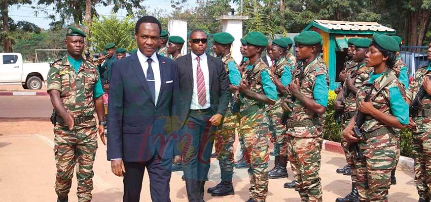 Minister Beti Assomo’s arrival in Bertoua.