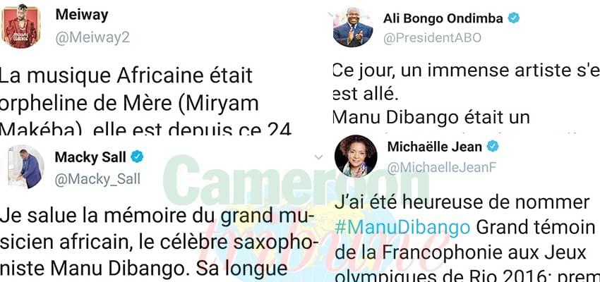 Hommages : ode planétaire à Manu Dibango