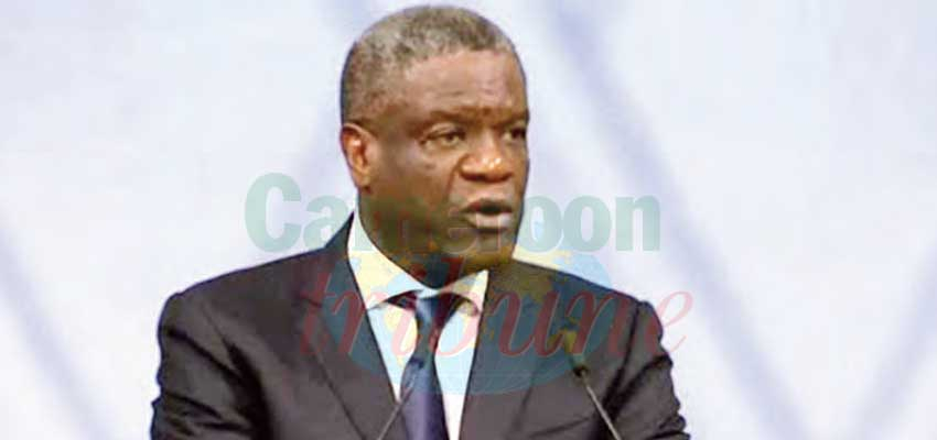 Crimes en RDC : le plaidoyer de Denis Mukwege