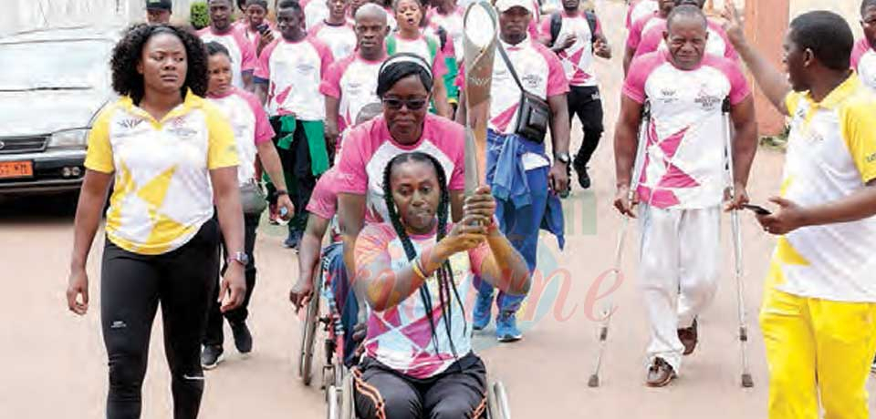 Heroic Welcome At Commonwealth Games Headquarters