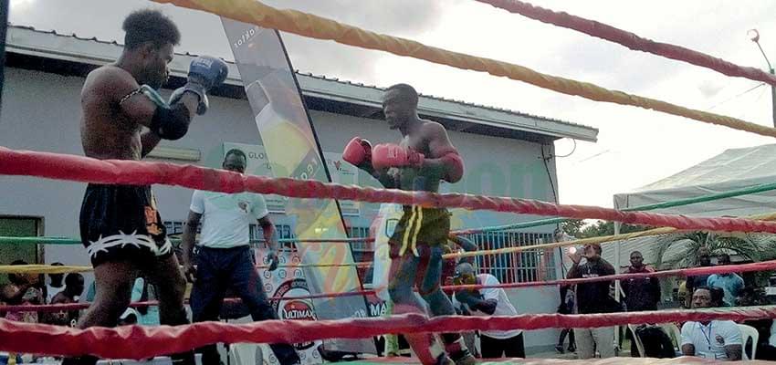 Pendant un des combats disputés samedi dernier à Douala.