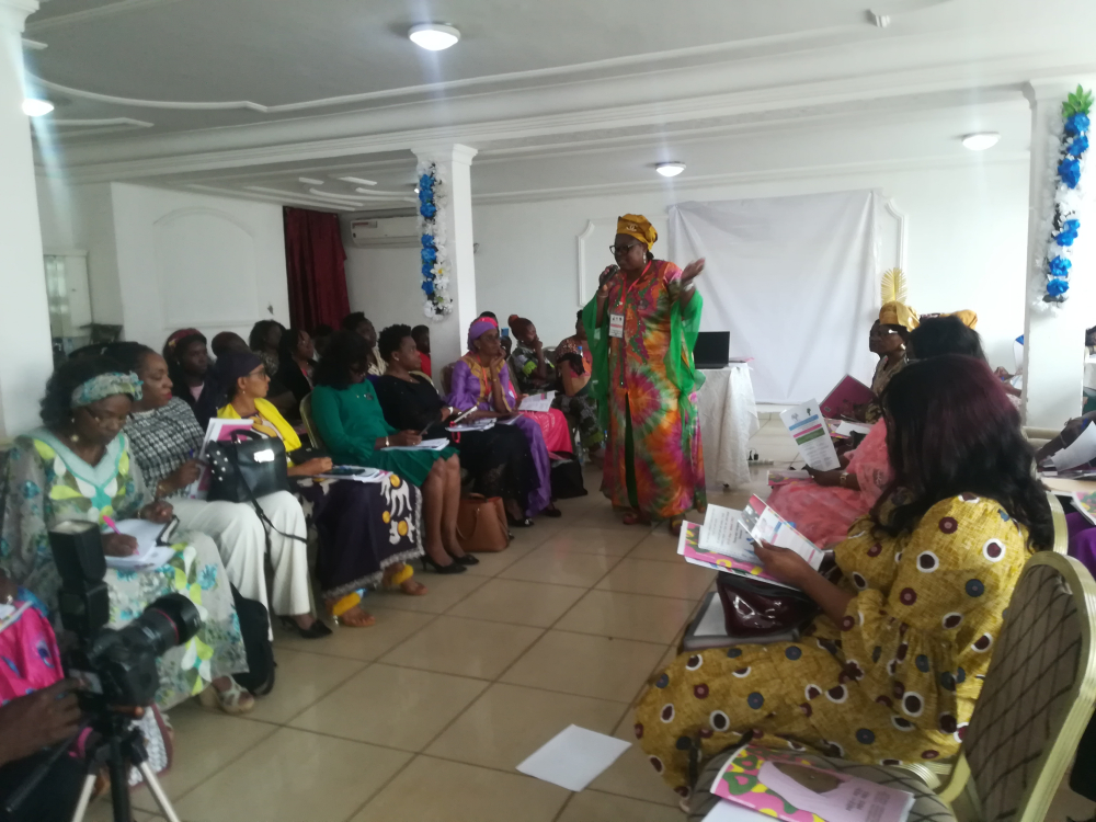 The National Women’s Convention for Peace in Cameroon on September 6, 2023 in Yaounde presented the results of its activities to women associations in the Centre Region.