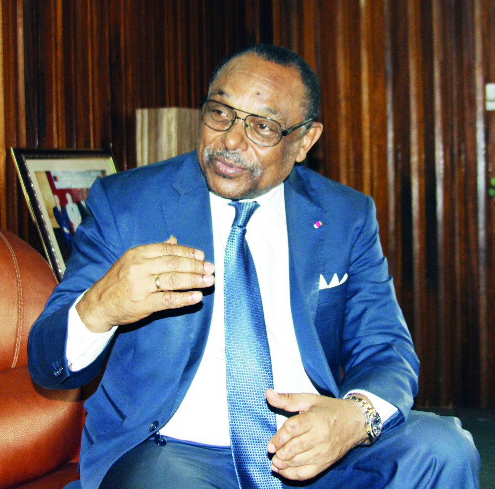 Grégoire Owona, ministre du Travail et de la Sécurité sociale.