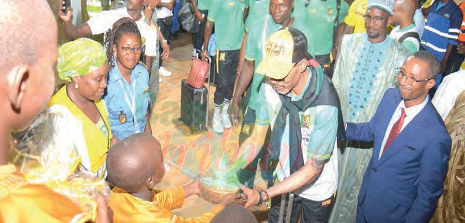 Les Lions indomptables à Garoua