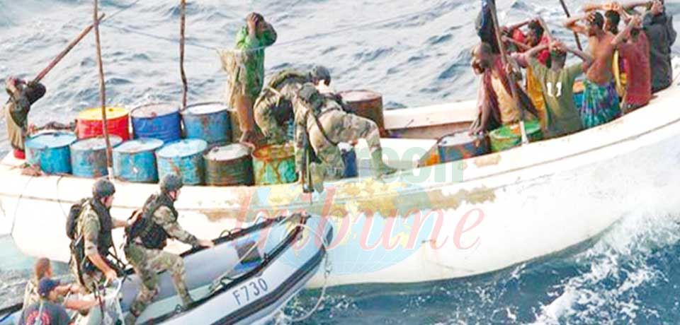 UN Anti-piracy soldiers at work. UN Anti-piracy soldiers at work.