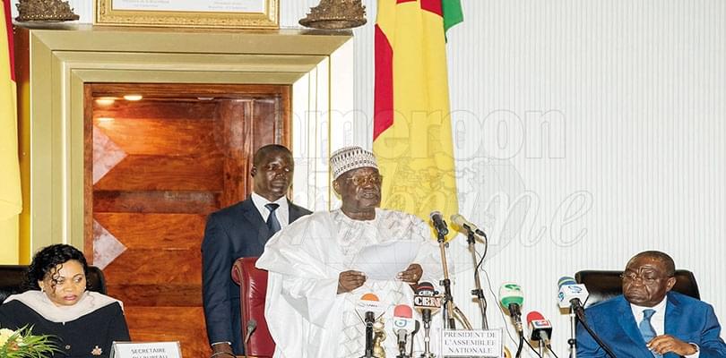 National Assembly: President-elect Paul Biya Congratulated