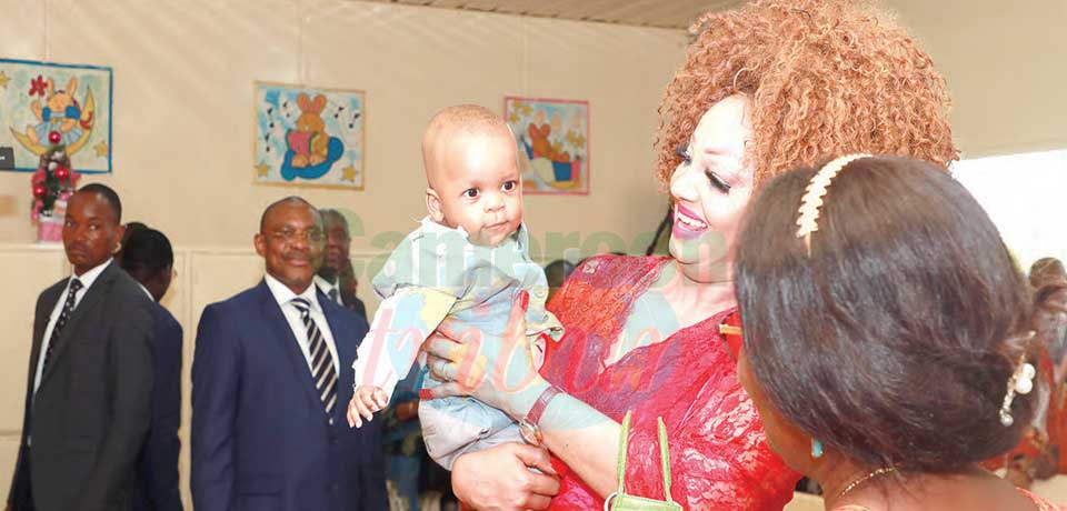Mrs Chantal Biya in her usual mood. Mrs Chantal Biya in her usual mood.
