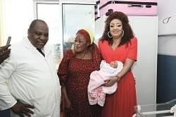 History At CHRACERH: Chantal Biya Communes With Happy Mothers