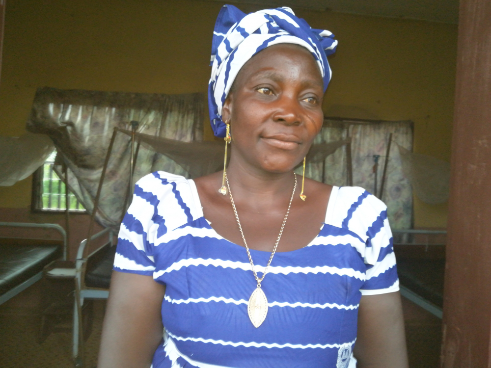 Adama Delphine: “It is safer to deliver women in health facilities.” Adama Delphine: “It is safer to deliver women in health facilities.”