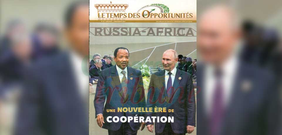 Dans sa dernière édition, « Le temps des opportunités », magazine édité par le Cabinet civil de la présidence de la République, revient sur la participation du président de la République au Sommet de Saint-Pétersbourg et le renforcement attendu de la coop