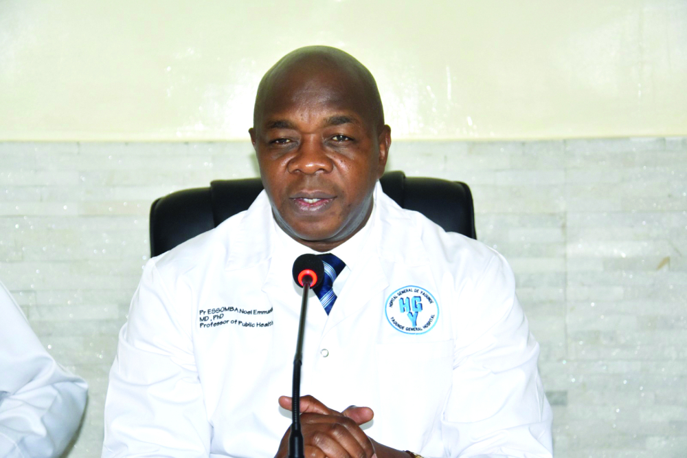 Pr. Noël Emmanuel Essomba, Directeur général de l’Hôpital général de Yaoundé.