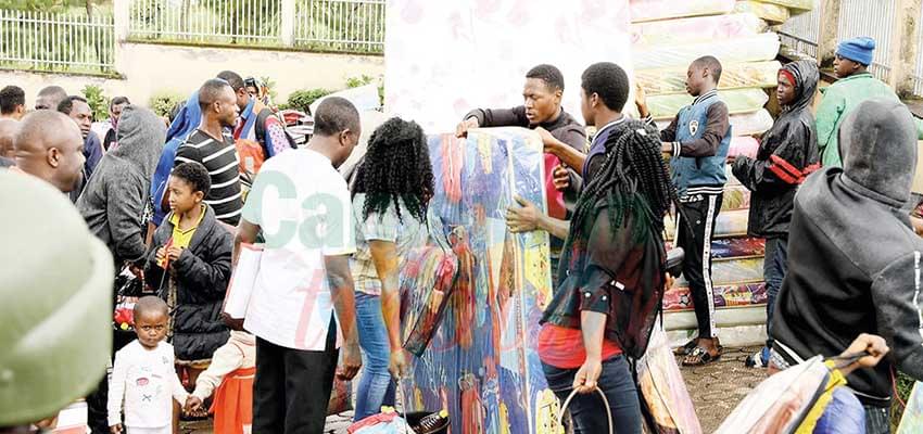 They are happy with the gifts but hoping things get better so that they can return home.