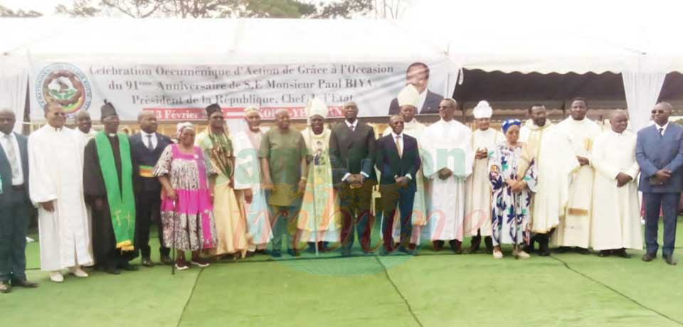 91e anniversaire du président de la République : prière et bénédiction à Koum-Yetotan