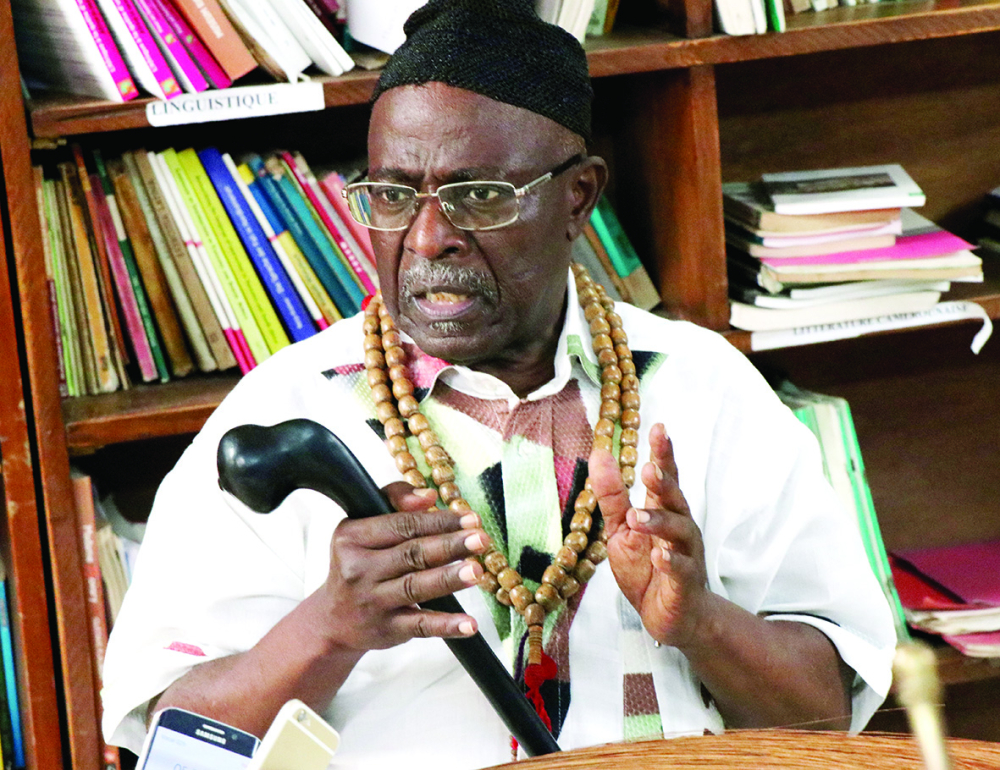 Pr. Kum’a Ndumbe III, président de la fondation AfricAvenir.