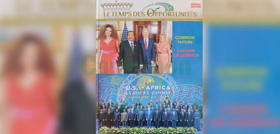 Dans sa dernière édition, « Le Temps des opportunités », magazine publié par le Cabinet civil de la présidence de la République, fait un focus sur le Sommet de Washington de décembre 2022, qui a connu la participation du chef de l’Etat, Paul Biya.