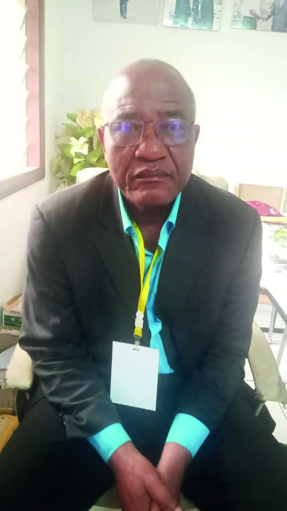 Isaac Bessala, président de l'Union générale des travailleurs du Cameroun (Ugtc).
