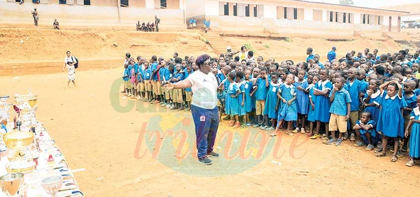 Jubilee Fomum Victorine : Sensitisation In Schools Hot Up