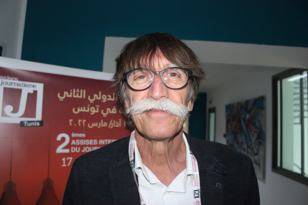 Jérôme Bouvier, président de l’association Journalisme et Citoyenneté, organisatrice des Assises internationales du journalisme de Tunis.