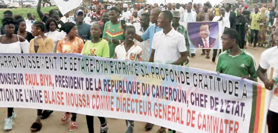 Nomination de Blaise Moussa à la CAMWATER : joie et gratitude à Bétaré-Oya