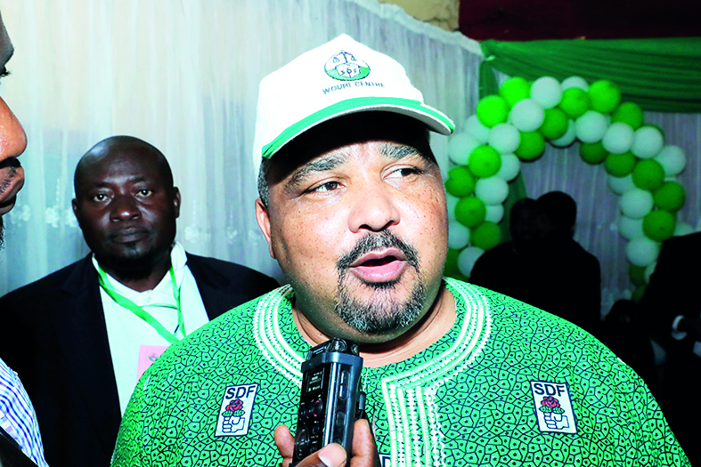 Joshua Osih, Chairman of the Social Democratic Front.