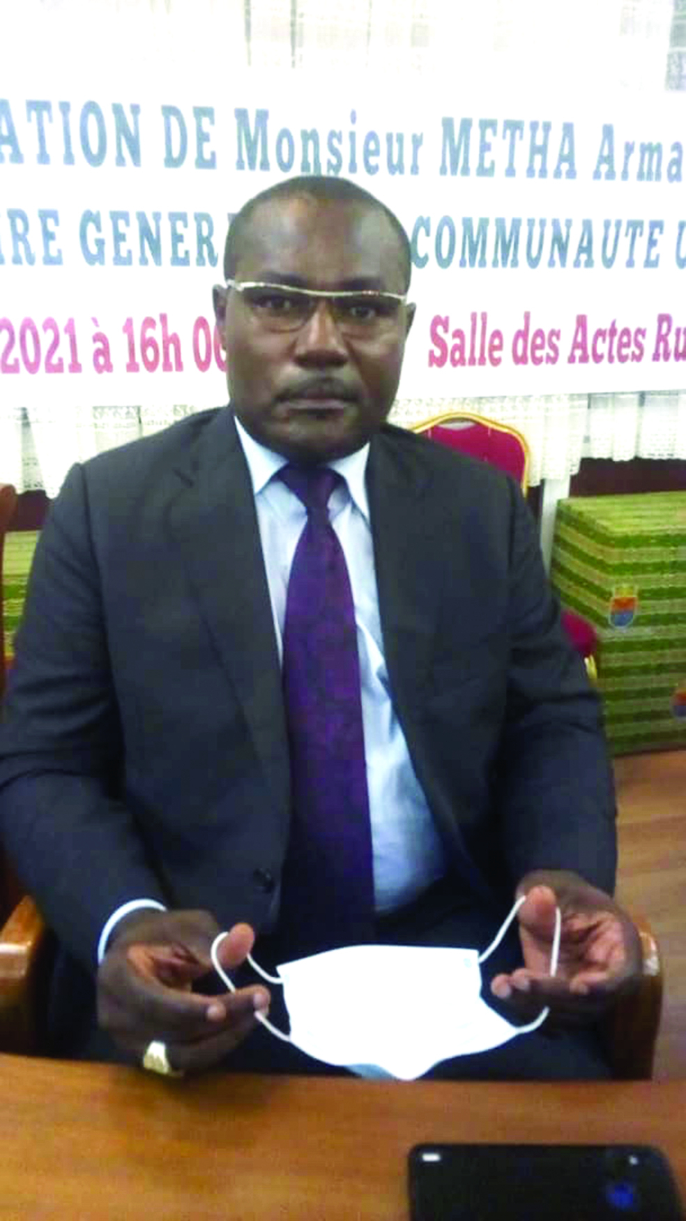 Communauté urbaine de Douala : le nouveau SG en fonction