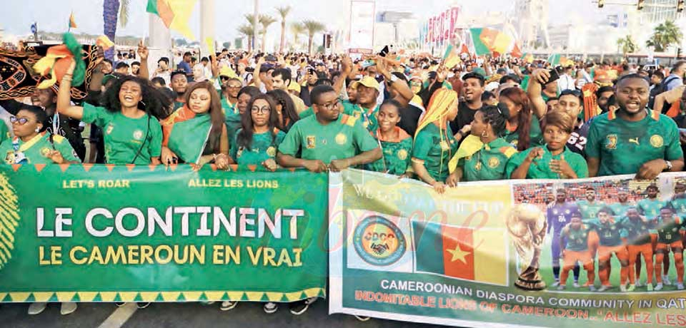 Qatar 2022 : Cameroonian Fans Buzzing In Qatar